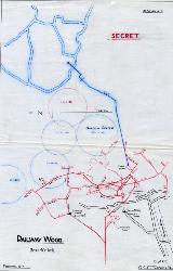 Tunnelling Plan Railway Wood (War Diary 177 Coy) VI.27