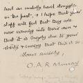 Sir Oswyn Murray Letter page 2